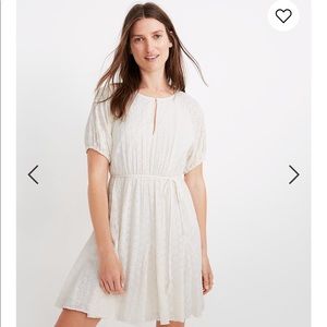 *SALE*Madewell Eyelet Tassel-Tie Mini Dress